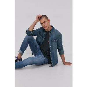 Tommy Jeans - Bavlněná džínová košile obraz