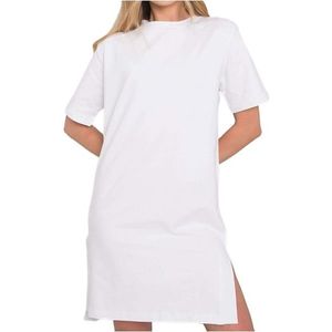 Bílé dámské tričkové šaty obraz