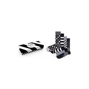 Happy Socks - Ponožky Classic Black & White (4-pack) obraz