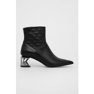 Karl Lagerfeld - Kožené kotníkové boty obraz