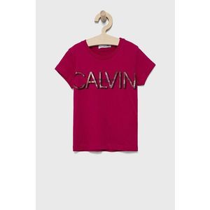 Calvin Klein Jeans - Dětské bavlněné tričko obraz