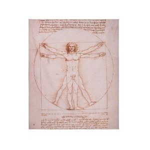 MuseARTa - Ručník Leonardo da Vinci - The Vitruvian Man obraz