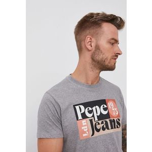 Pepe Jeans - Bavlněné tričko Wells obraz