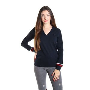 Tommy Hilfiger dámský tmavě modrý svetr Ivy - XS (403) obraz