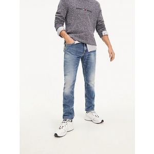 Tommy Jeans pánské modré džíny SCANTON obraz