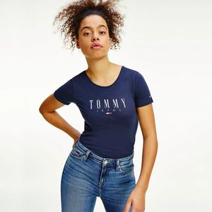 Tommy Jeans dámské modré triko obraz