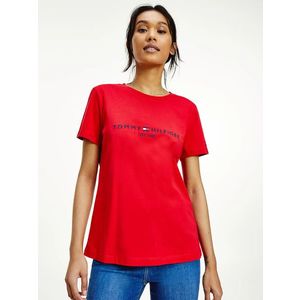 Tommy Hilfiger dámské červené tričko obraz