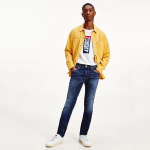 Tommy Jeans pánské modré džíny obraz