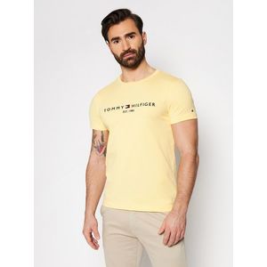Tommy Hilfiger pánské žluté tričko obraz