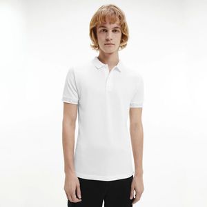 Calvin Klein Polo triko Bílá obraz
