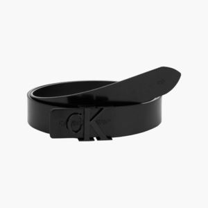 Calvin Klein dámský lesklý černý pásek obraz
