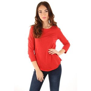 Tommy Hilfiger dámské červené tričko Soft obraz