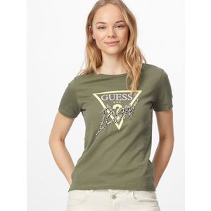 Guess dámské khaki zelené triko obraz