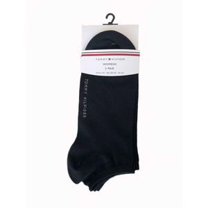Tommy Hilfiger dámské černé ponožky 2 pack obraz
