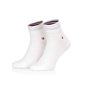 Tommy Hilfiger pánské bílé ponožky 2 pack obraz