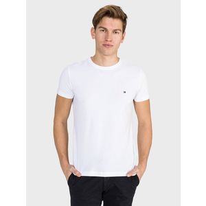 Tommy Hilfiger pánské bílé tričko Core obraz