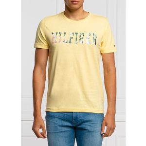 Tommy Hilfiger pánské žluté tričko obraz