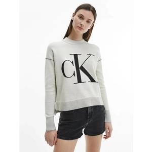 Calvin Klein dámský béžový svetr obraz