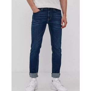 Tommy Jeans pánské tmavě modré džíny SCANTON obraz