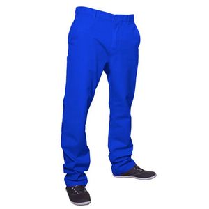 Urban Classics Chino Pants blue obraz