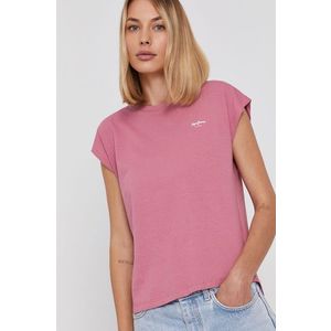 Pepe Jeans - Bavlněné tričko Bloom obraz