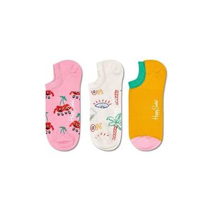 Happy Socks - Ponožky Cherry Mates No Show (3-pak) obraz
