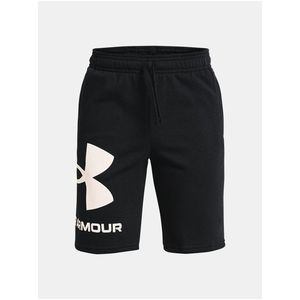 Kraťasy Under Armour UA RIVAL FLEECE LOGO SHORTS - černá obraz