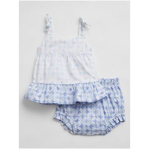 Modré holčičí baby plavky tiered outfit set GAP obraz