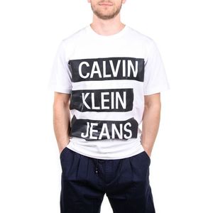 Calvin Klein pánské bílé tričko Instit obraz