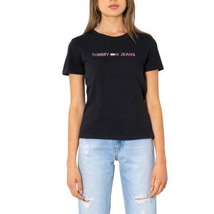 Tommy Jeans dámské černé tričko obraz