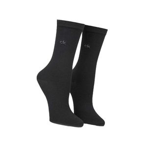 Calvin Klein dámské černé ponožky 2 pack obraz