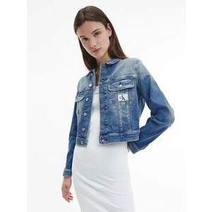 Calvin Klein dámská modrá džínová bunda obraz