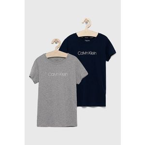 Calvin Klein Underwear - Dětské bavlněné tričko (2-pack) obraz