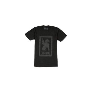 Chrome Industries Large Lock Up T-Shirt-S černé AP-177-BK-S obraz