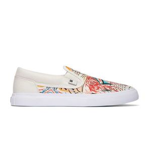 DC Shoes x Basquiat Manual Slip-on Shoes-9.5 bílé ADYS300689-WGF-9.5 obraz