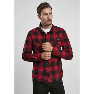 Black checked shirt obraz