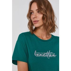 United Colors of Benetton - Bavlněné tričko s dlouhým rukávem obraz