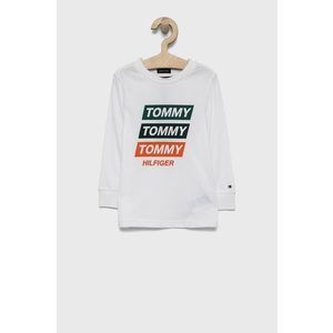 Tommy Hilfiger - Dětská bavlněná košile s dlouhým rukávem obraz