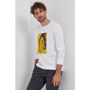 Trussardi - Bavlněné tričko s dlouhým rukávem obraz
