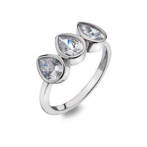 Hot Diamonds Třpytivý prsten Emozioni Acqua Amore ER026 51 mm obraz