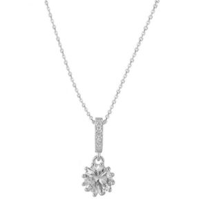 Beneto Stříbrný náhrdelník se zirkony AGS1142/47 (řetízek, přívěsek) obraz