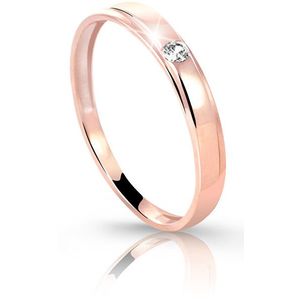 Cutie Diamonds Prsten z růžového zlata s briliantem DZ6707-1617-00-X-4 48 mm obraz