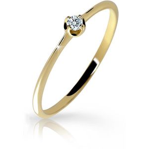Cutie Diamonds Jemný prsten ze žlutého zlata s briliantem DZ6729-2931-00-X-1 48 mm obraz
