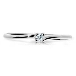 Cutie Diamonds Třpytivý prsten z bílého zlata s briliantem DZ6733-2948-00-X-2 48 mm obraz
