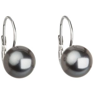 Troli Elegantní perlové náušnice s klapkou Pearl Grey 71106.3 obraz