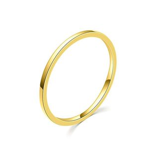 MOISS Minimalistický pozlacený prsten R0001984 45 mm obraz