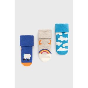 Happy Socks - Dětské ponožky Over The Clouds Terry (3-Pack) obraz