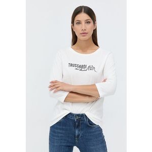 Trussardi - Bavlněné tričko s dlouhým rukávem obraz