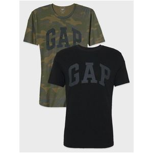 Černé pánské tričko GAP Logo Basic obraz