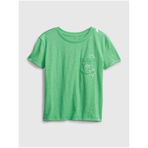 Zelené holčičí tričko GAP obraz